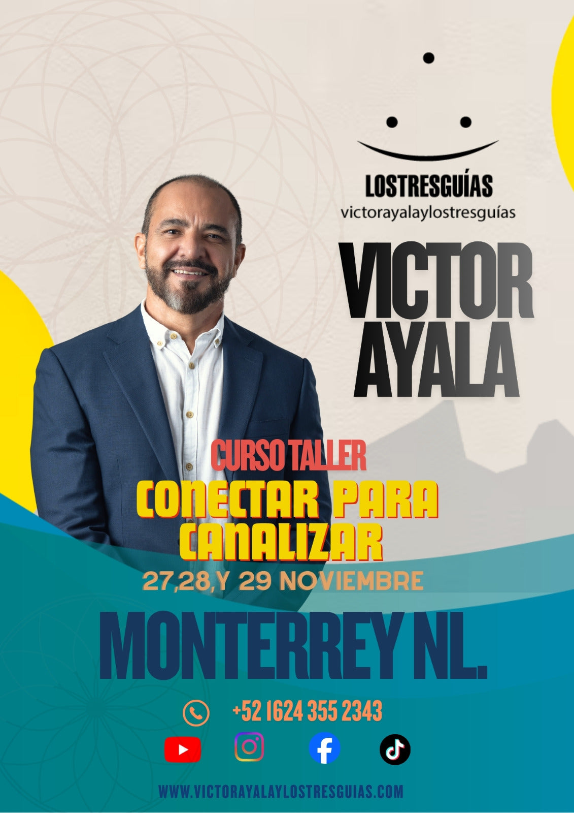 Curso Y Taller Conectar para Canalizar Monterrey NL - 27, 28 y 29 de Noviembre 2026