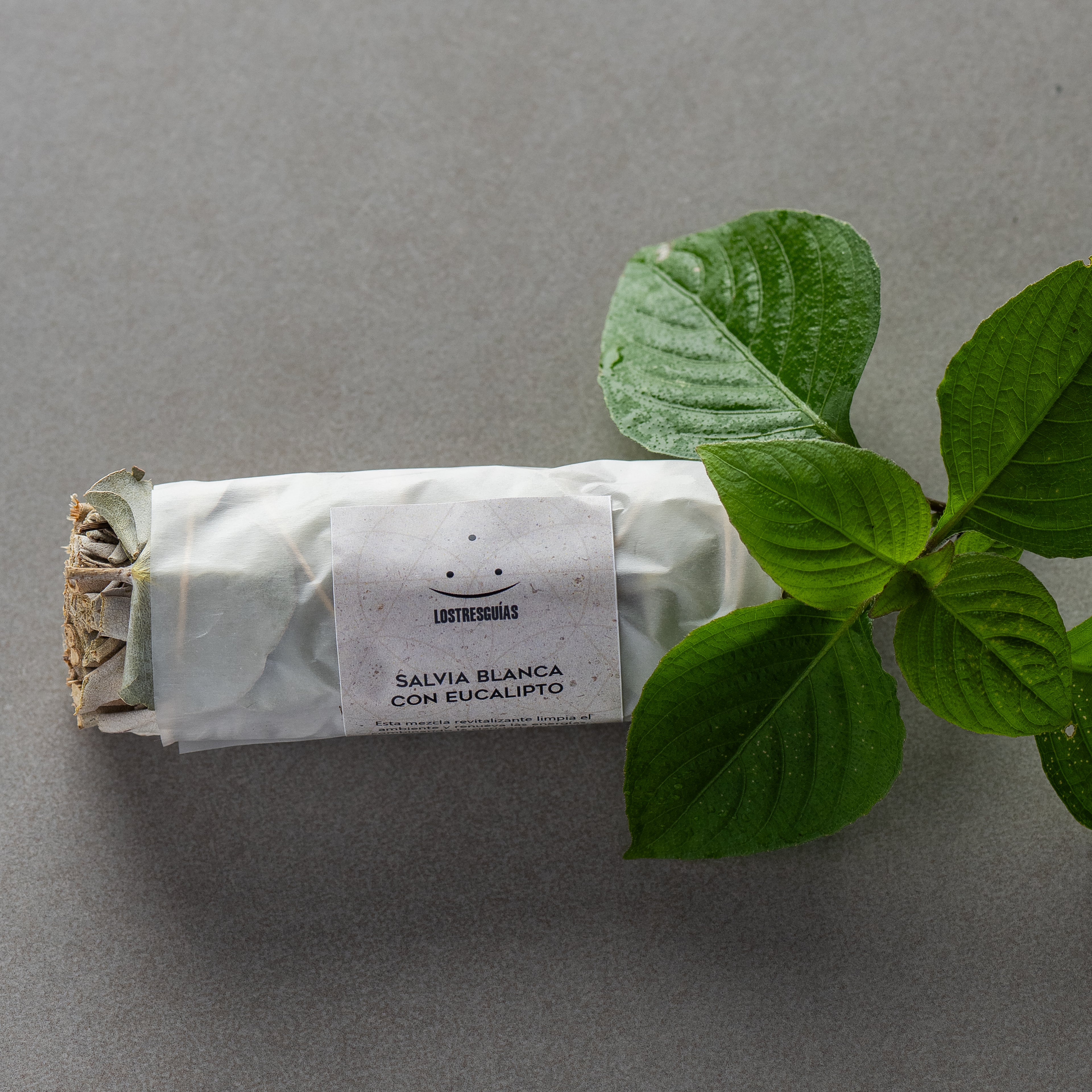 SAHUMERIO SALVIA BLANCA CON EUCALIPTO