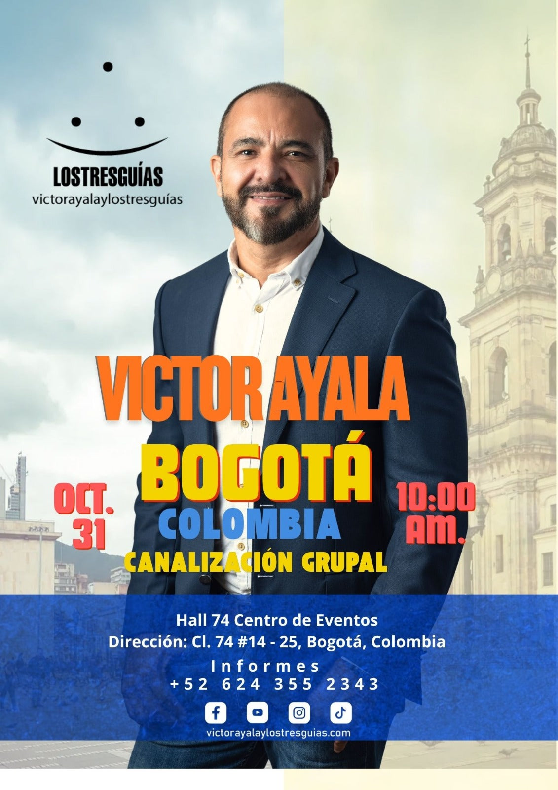 Canalización Grupal en Bogotá - 31 de Octubre de 2026 - 10:00 AM