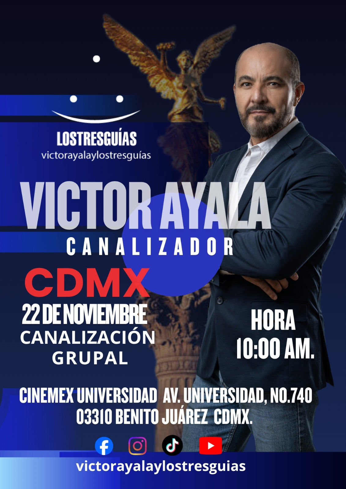 Canalización Grupal en CDMX - 22 de Noviembre de 2026 - 10:00 AM