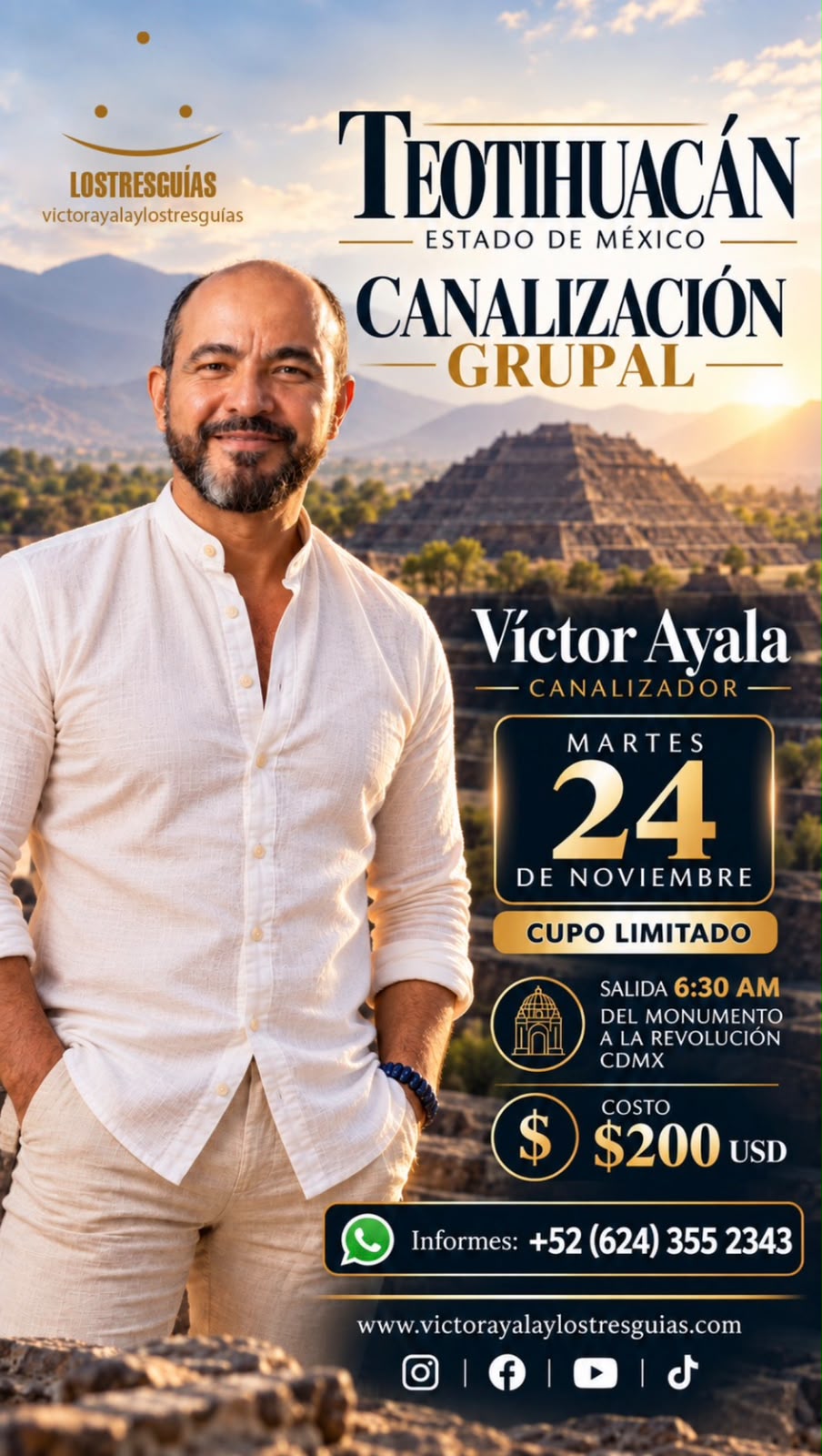 Canalización Grupal en Monte Alban, Oaxaca - 24 de Noviembre de 2026 - 06:00 A.M.