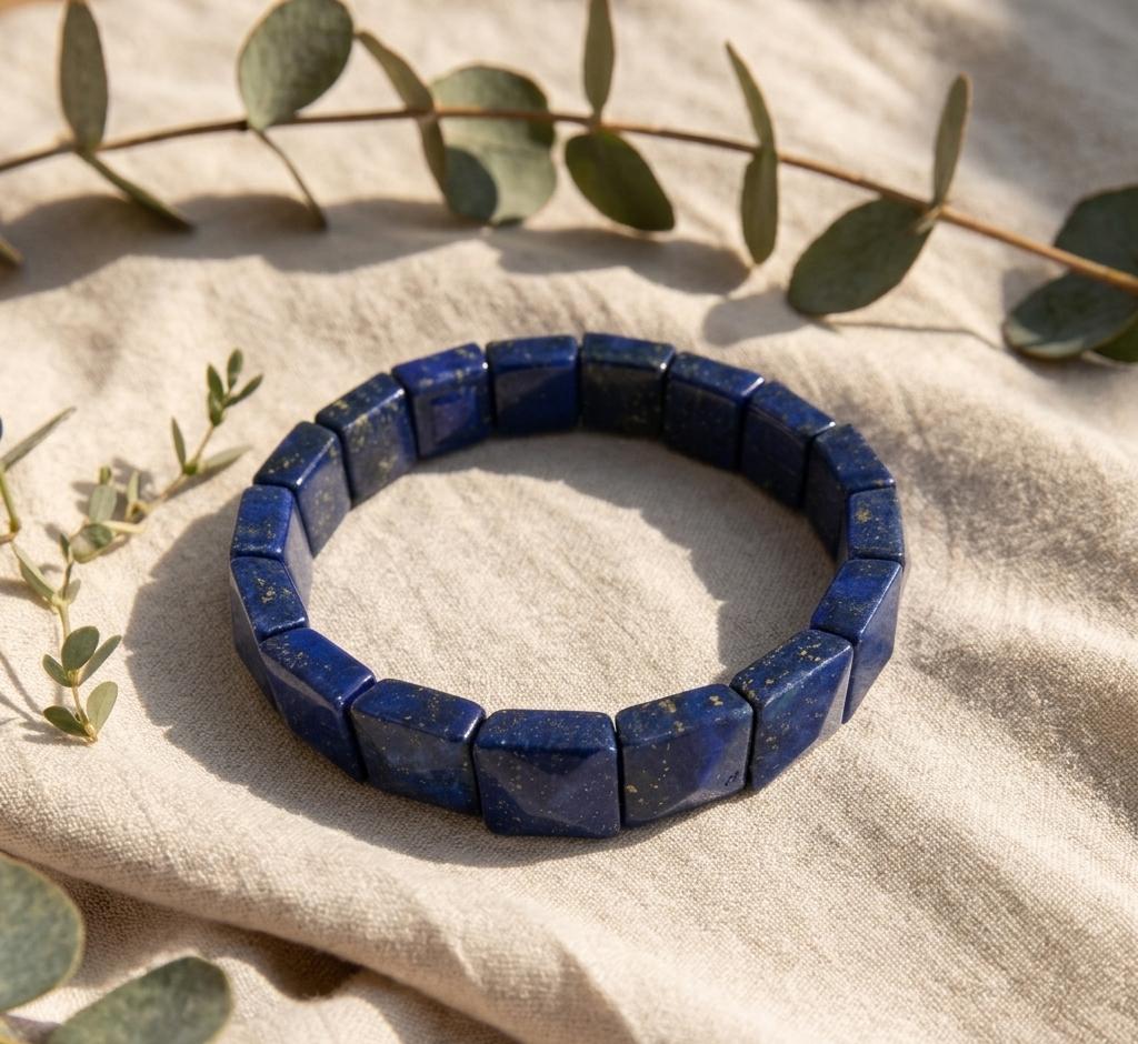 Pulsera Estilo Bohemio Lapislázuli