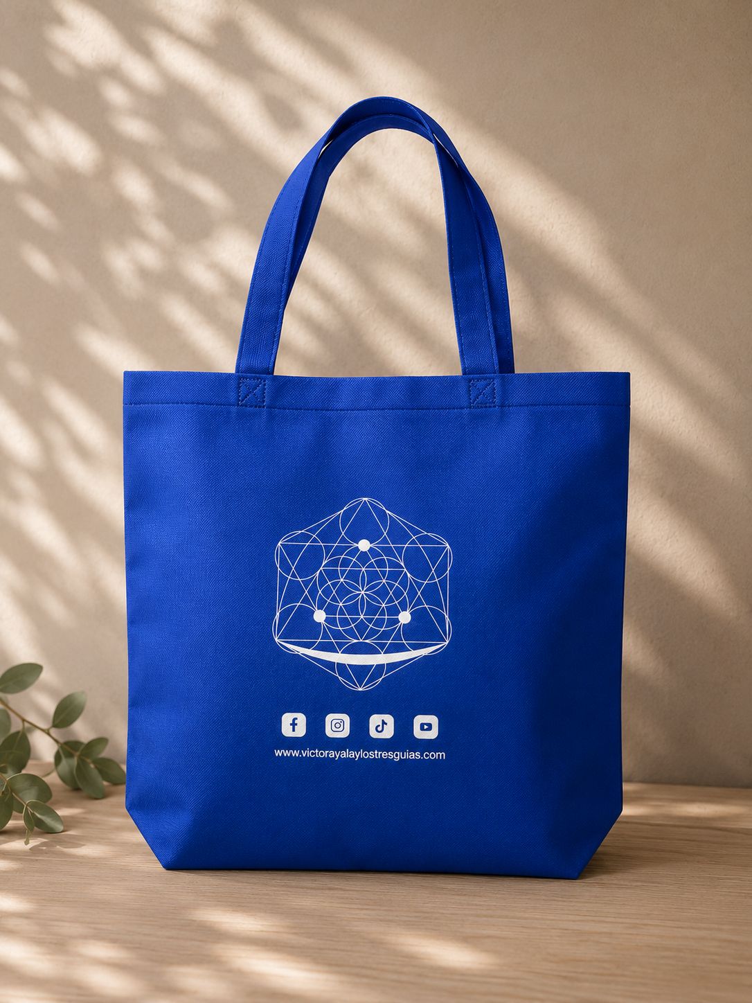 Bolsa “Portal Azul” – Geometría Sagrada