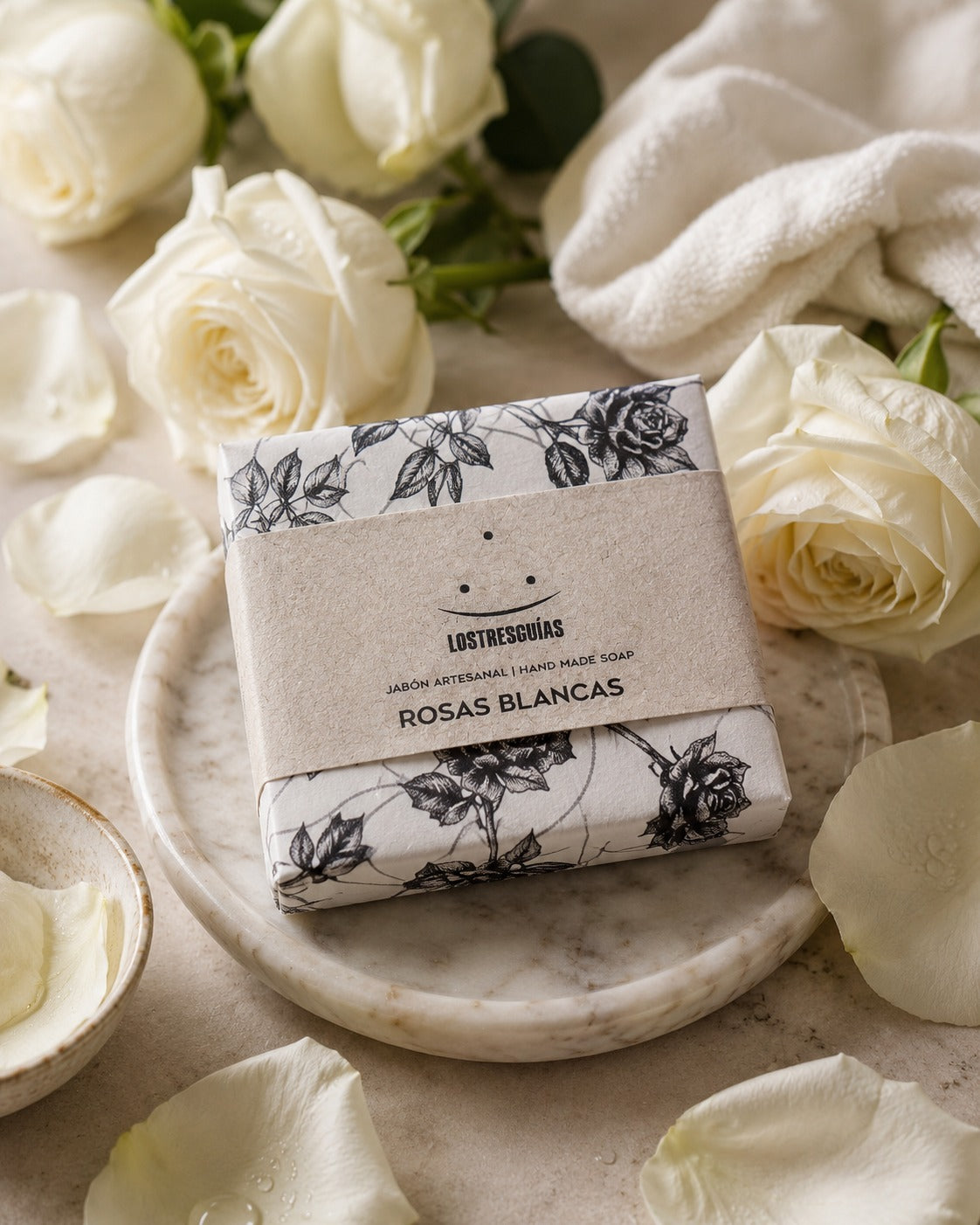 Jabón Rosas Blancas