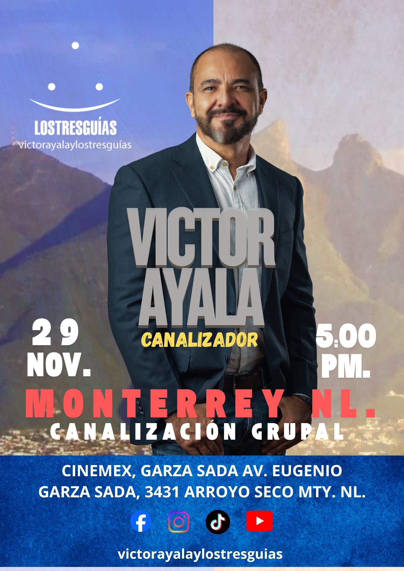 Canalización Grupal en Monterrey - 29 de Noviembre de 2026 - 5:00 PM