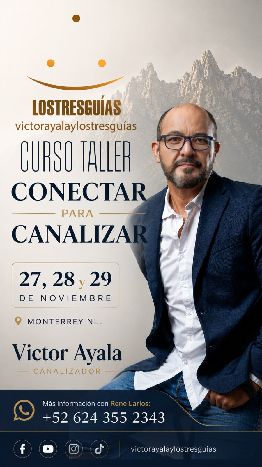 Curso Taller Conectar para Canalizar Monterrey NL - 27, 28 y 29 de Noviembre 2026