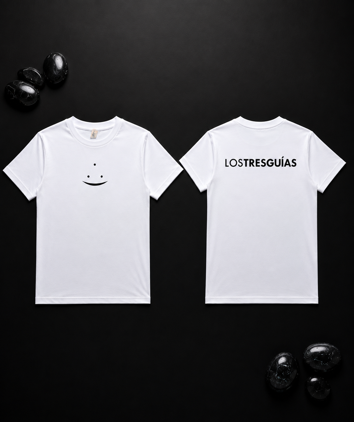 Playera blanca T/grande para hombre