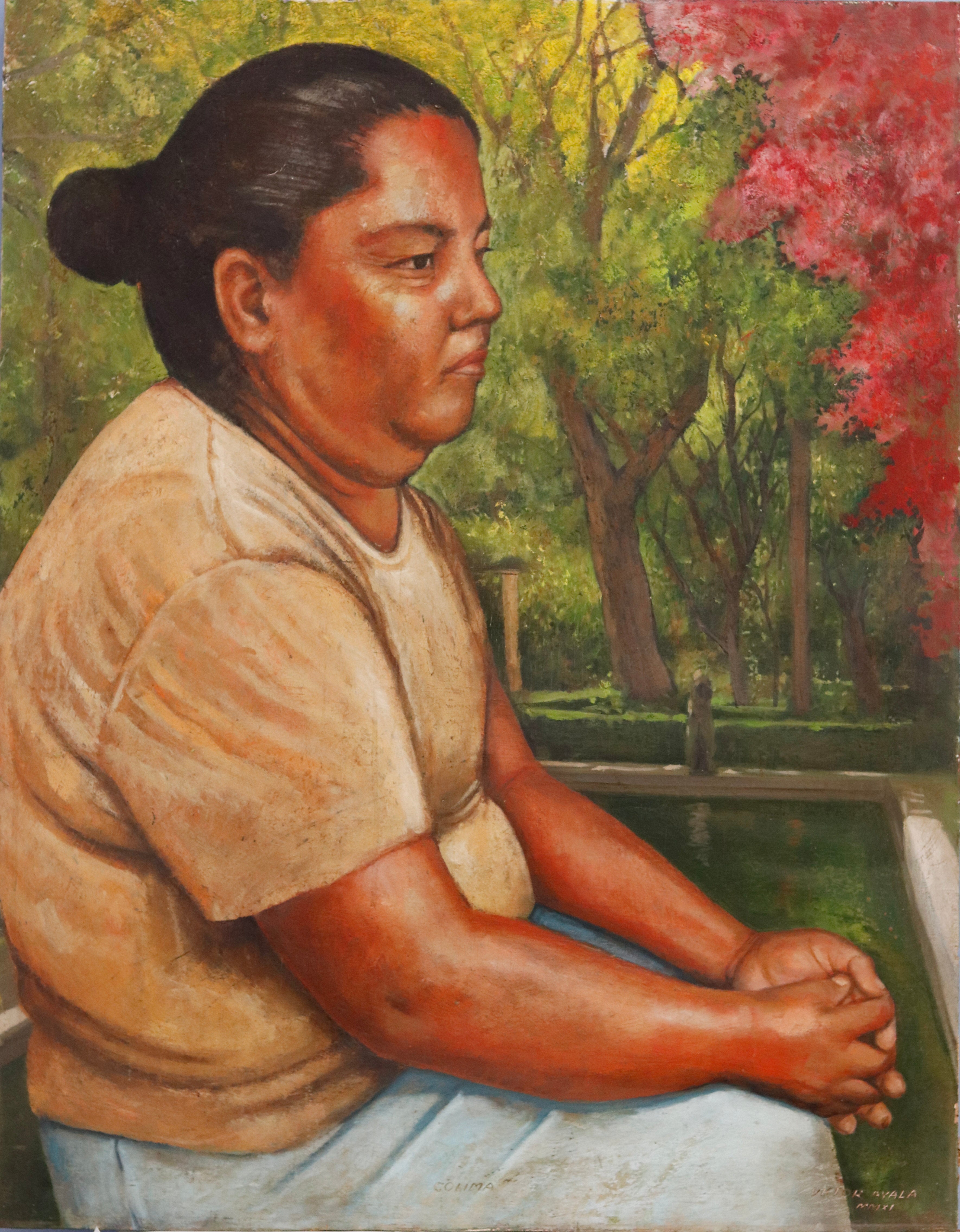 "Colimota" óleo sobre tela madera