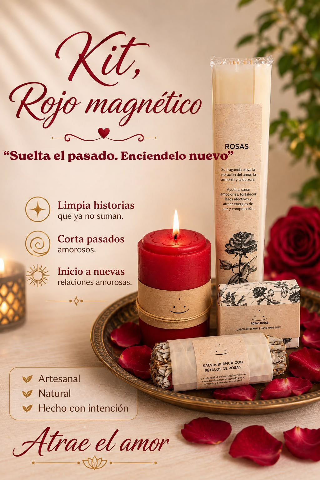 Kit rojo magnético