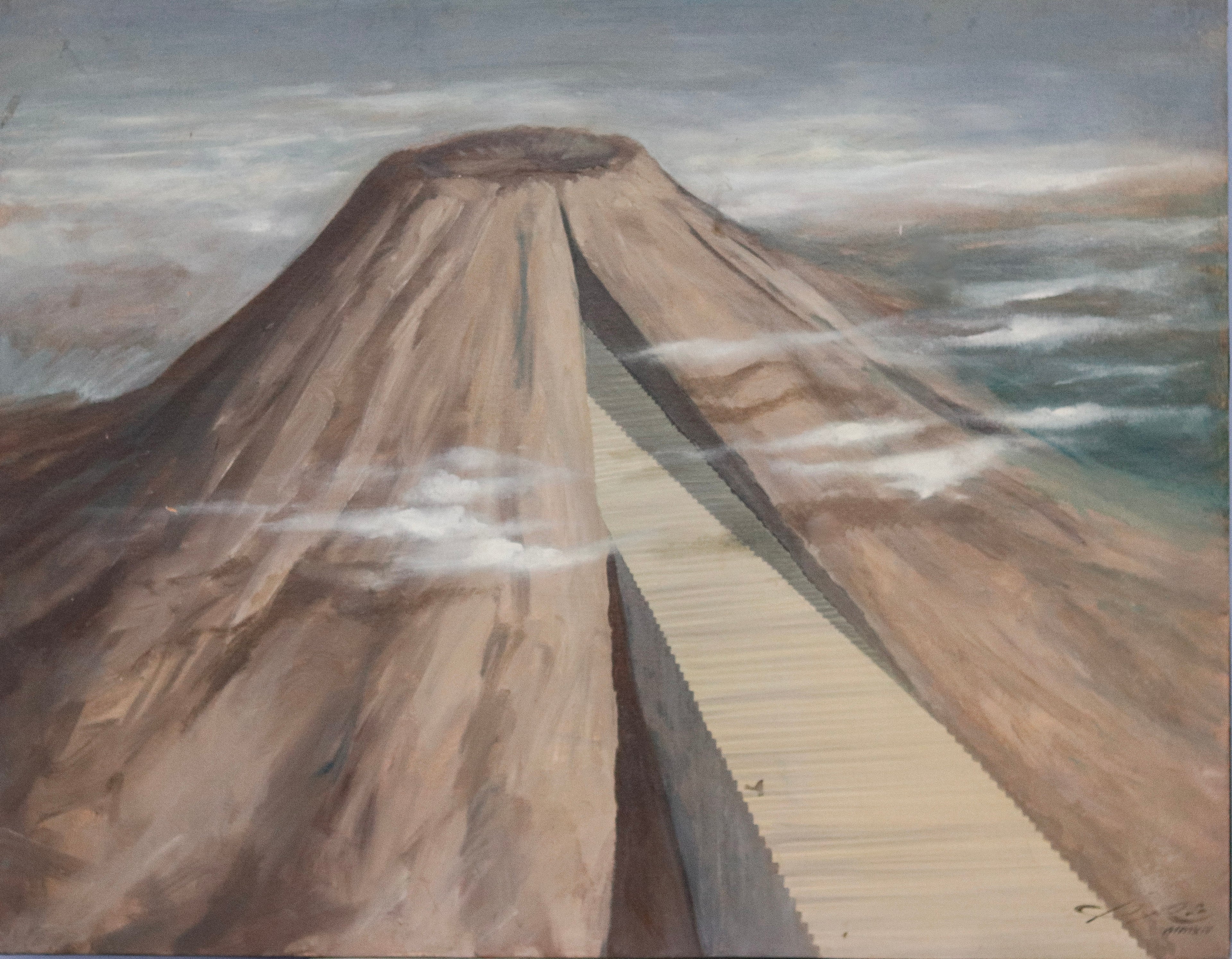 Escalera al volcán